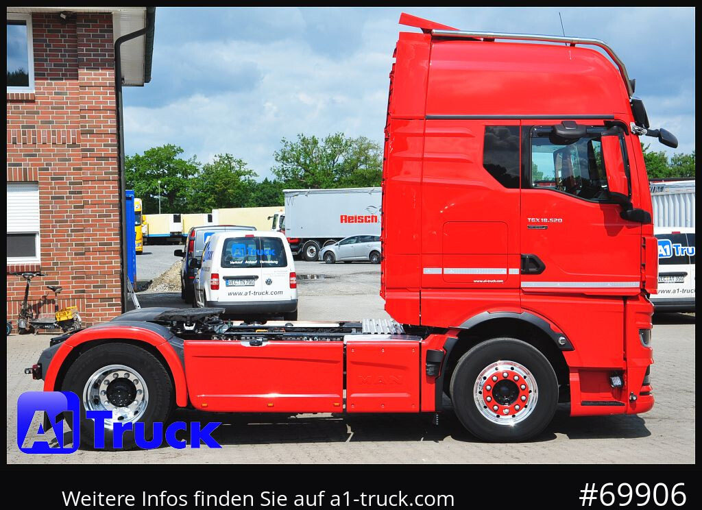 Tracteur routier MAN TGX 18,520 LL, SZM. Alufelgen, TV, Navi, Top Ausstattung