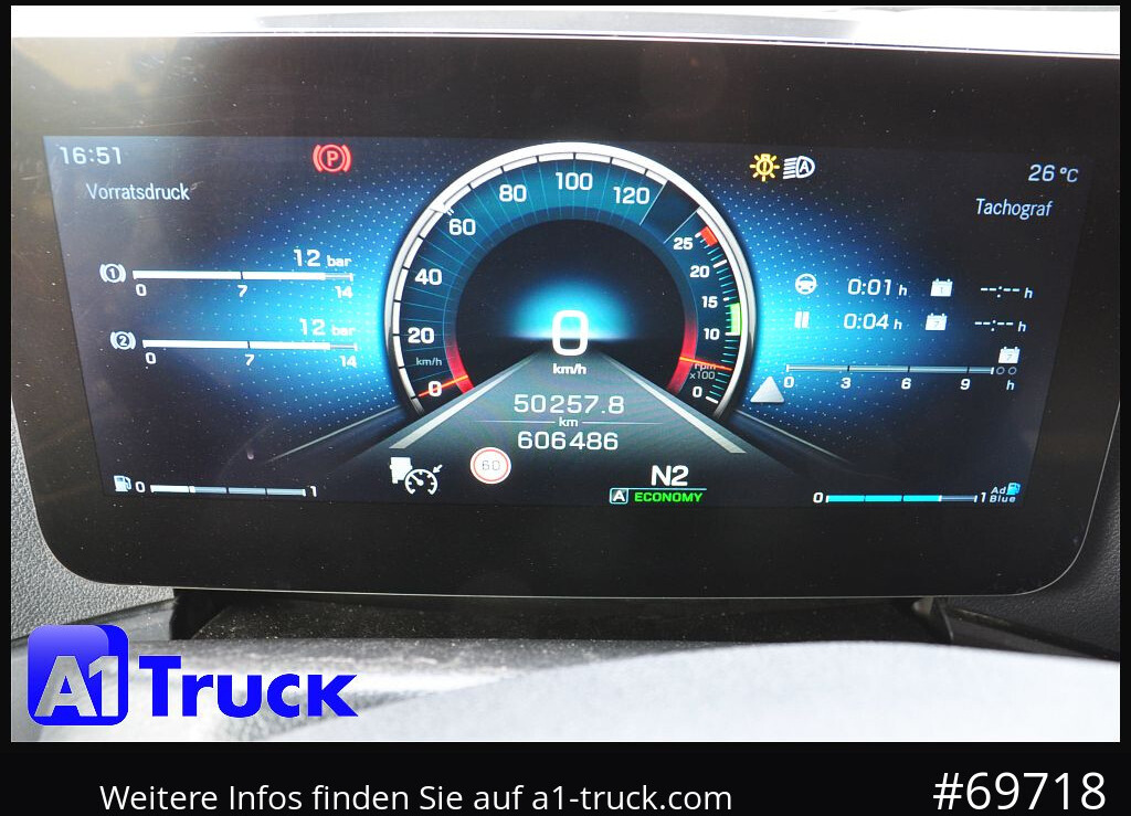 Tracteur routier MERCEDES-BENZ Actros 1846 BL Alu, Navi, Kipphydraulik,