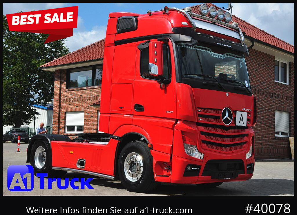 Tracteur routier MERCEDES-BENZ Actros 1851LL BigSpace, Hydraulik, Retarder