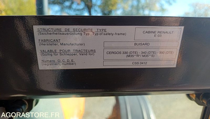 Tracteur routier Renault Ergos 95 - 2001 - 5464h