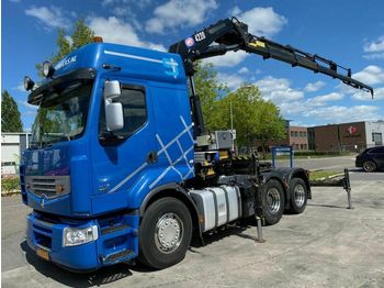 Tracteur routier Renault PREMIUM 450 DXI - 6X2 MANUAL EURO 5 + HMF 4220 K