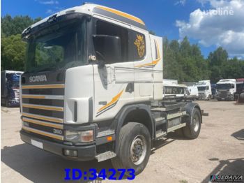 Tracteur routier SCANIA 114 380 - 4x4 - Manual - Hydraulics: photos 1