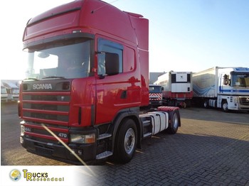 Tracteur routier Scania R124-470 R470 124L + Airco + Spoilers: photos 1