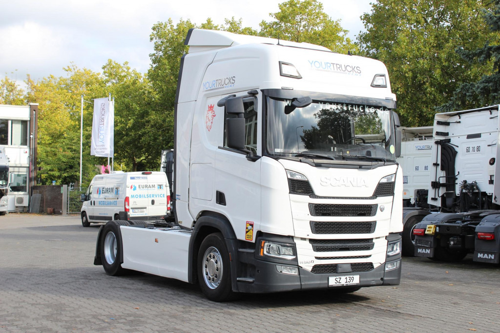 Tracteur routier Scania R 500 Retarder LDWS Kühlbox 2 Tanks Navi