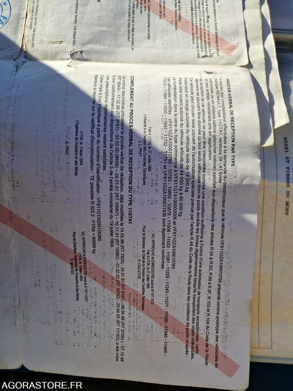 Tracteur routier Tracteur Renault - 2004 - 339927 - DD612SG