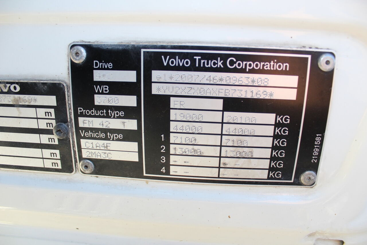 Tracteur routier Volvo Hydraulika // FM 450 ADR EURO 6 Standard: photos 12