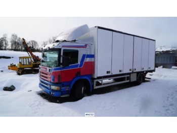 Camion fourgon SCANIA P124