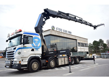 Camion grue SCANIA R 490