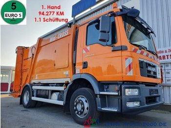 Benne à ordures ménagères pour transport de déchets MAN TGM 15.250 Schörling 9m³ + Zöller 1.1*94277KM*: photos 1