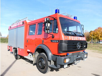 Camion de pompier MERCEDES-BENZ 1224 AF LF 16/12 4x4 DoKa AHK METZ FEUERWEHR SFZ: photos 1