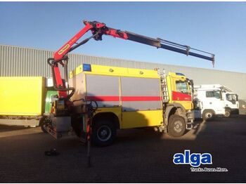 Camion de pompier, Camion grue Mercedes-Benz 1833 Axor/Kran/Rettung/Service/Feuerwehr: photos 1