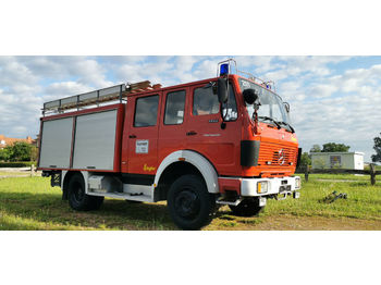 Camion de pompier Mercedes-Benz Feuerwehr 1222 4x4 TLF 2500l Autobomba: photos 1