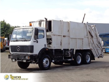 Benne à ordures ménagères Mercedes-Benz SK 2629 + Manual +spring spring + Garbage truck + 6x4 + V8: photos 1