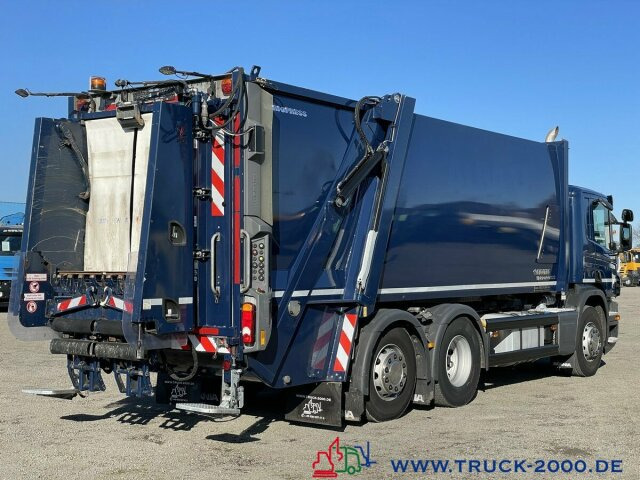 Benne à ordures ménagères pour transport de déchets Scania P320 6x2 Faun Variopress 22m³+Zoeller Schüttung: photos 14