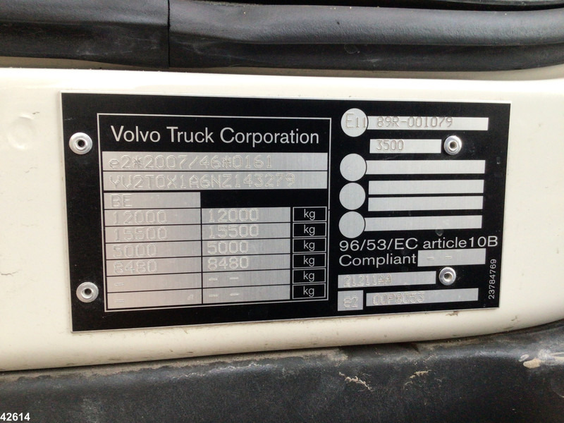 Benne à ordures ménagères Volvo FL 250 VDK 9m³: photos 20