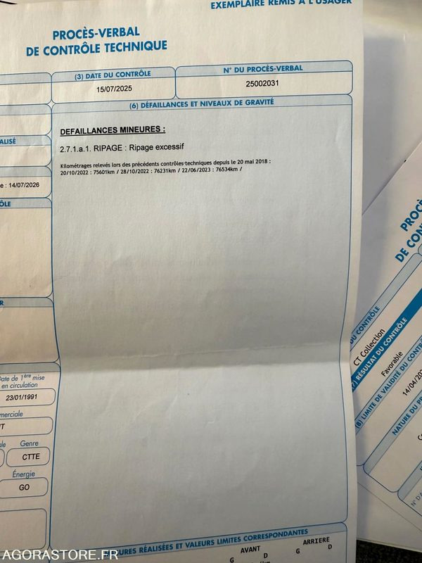 Véhicule utilitaire Citroën c25 turbo - 77331km - ETAT QUASI NEUF