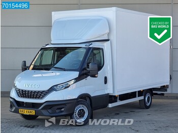 Fourgon grand volume Iveco Daily 35S18 3.0 Automaat Laadklep Zijdeur Bakwagen 2022reg. Meubelbak A/C Cruise control