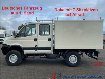 Fourgon grand volume Iveco Daily 55S17 3.0 4x4 Doka 7 Sitze AHK 3.5 t. 1.Hd