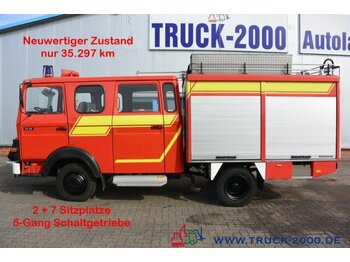 Fourgon grand volume Magirus Deutz 75E16 A Mannschaft- Feuerwehr Löschpumpe SERVO