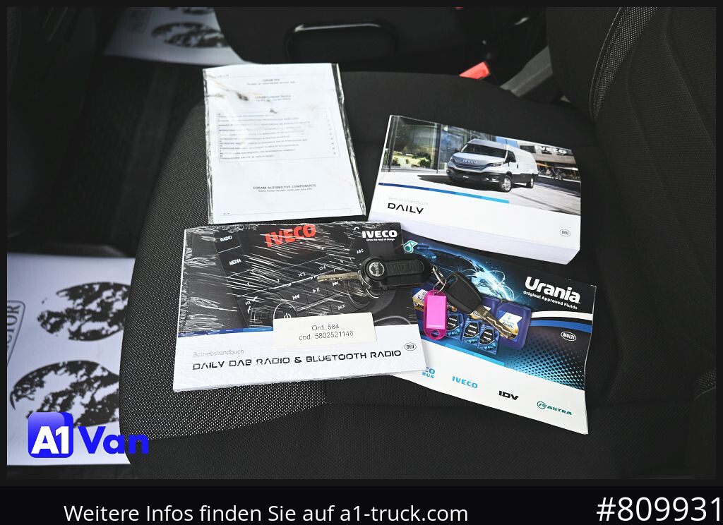 Fourgon utilitaire IVECO Daily 35S16 Maxi Kasten, Klima, Zv