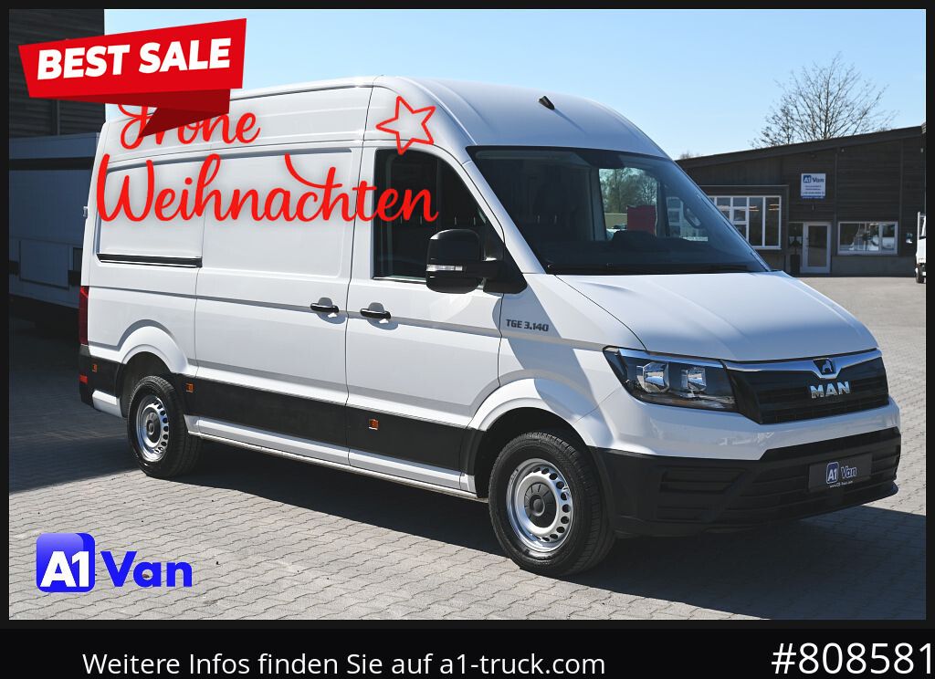 Fourgon utilitaire MAN TGE 3.140, Klima, Tachograph, AHK