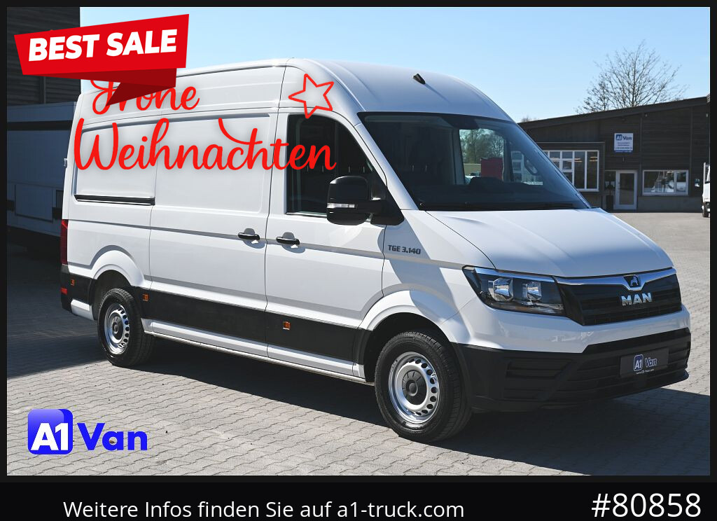 Fourgon utilitaire MAN TGE 3.140, Klima, Tachograph, AHK