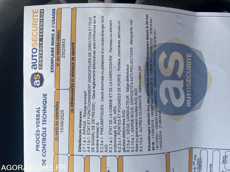 Fourgon utilitaire Renault Master - 2011 - 221285 - BP976HX