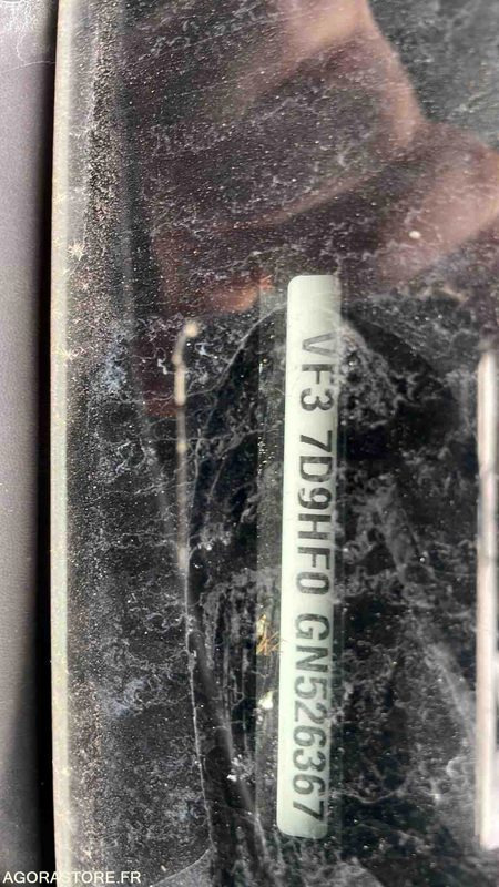 Fourgonnette PEUGEOT PARTNER DANGEL - 2016 - 194550KM - EE566FD