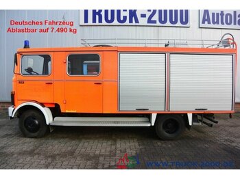 Fourgon grand volume, Utilitaire double cabine Mercedes-Benz LP 813 TROLF Feuerwehr 9 Sitzer nur 18.760 km: photos 1