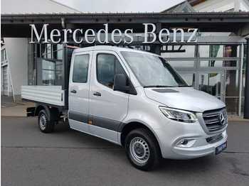 Utilitaire rideaux coulissants (PLSC), Utilitaire double cabine Mercedes-Benz Sprinter 316 CDI DoKa 3665 Klima AHK LED: photos 1