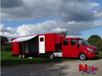 Véhicule utilitaire Mercedes-Benz Sprinter 319 AUT BE HORSETRUCK + LIVING