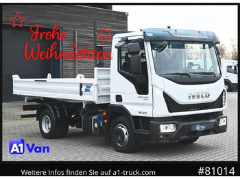 Utilitaire benne IVECO Eurocargo 80E21 Kipper, Meiller, Klima, 2x AHK