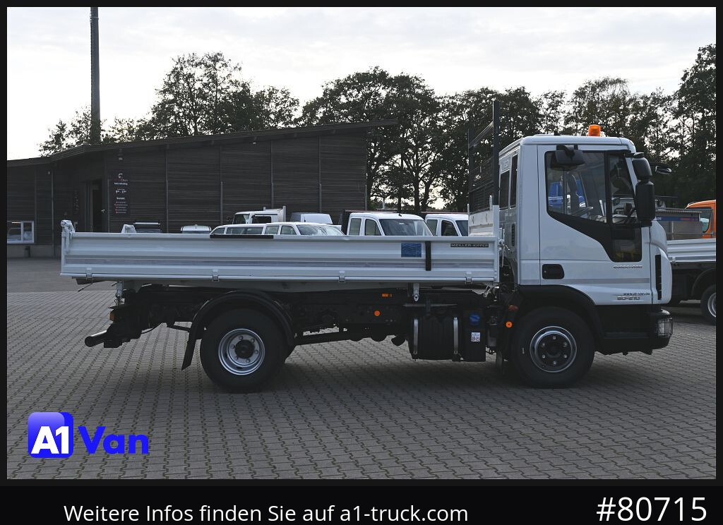 Utilitaire benne IVECO Eurocargo 80E21 Kipper, Meiller, Klima, 2x AHK