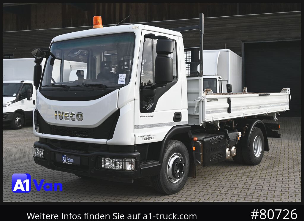 Utilitaire benne IVECO Eurocargo 80E21 Kipper, Meiller, Klima, 2x AHK