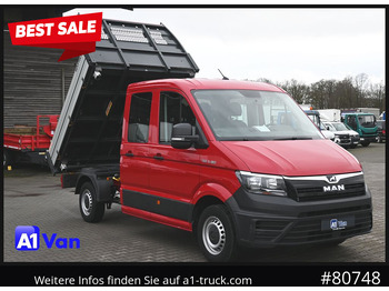 Utilitaire benne MAN TGE 3.180 Doka Kipper,Klima, AHK