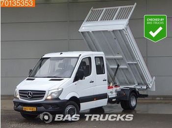 Utilitaire benne Mercedes-Benz Sprinter 514 CDI Euro6 Kipper Airco 3.5T trekhaak A/C Double cabin Towbar Cruise control