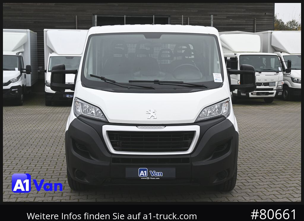 Utilitaire benne PEUGEOT Boxer Doka Kipper, AHK, Klima, Standheizung