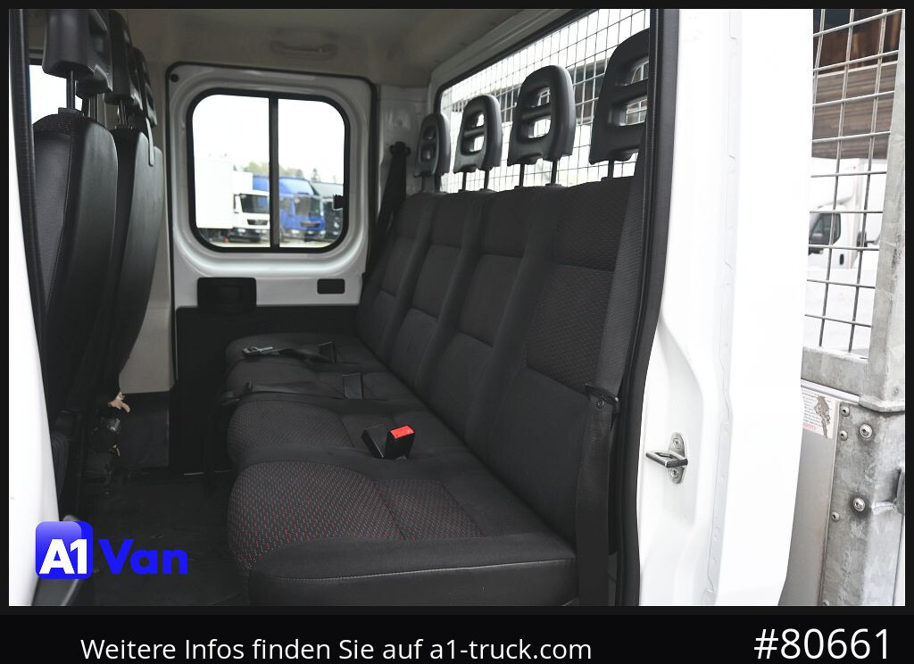 Utilitaire benne PEUGEOT Boxer Doka Kipper, AHK, Klima, Standheizung