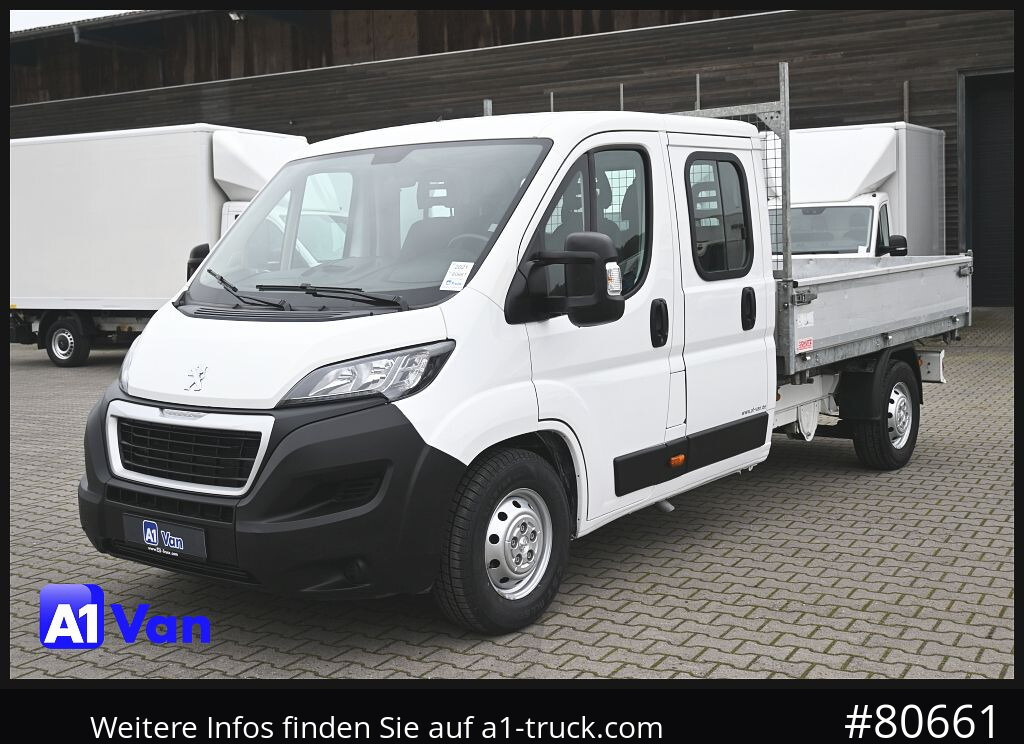 Utilitaire benne PEUGEOT Boxer Doka Kipper, AHK, Klima, Standheizung