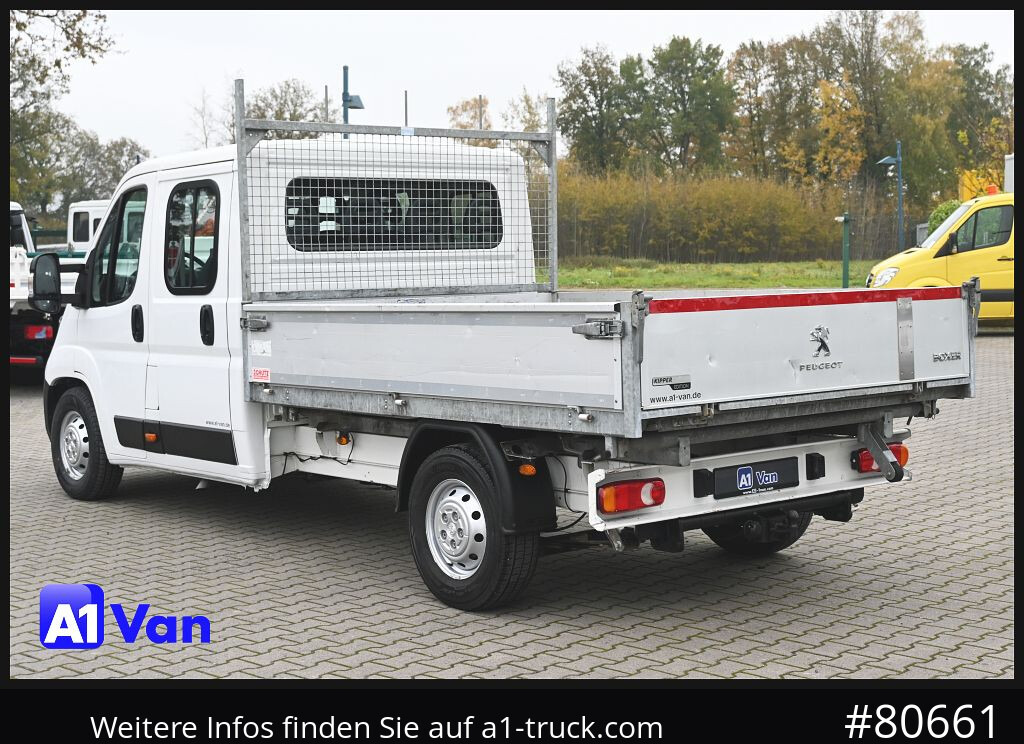 Utilitaire benne PEUGEOT Boxer Doka Kipper, AHK, Klima, Standheizung