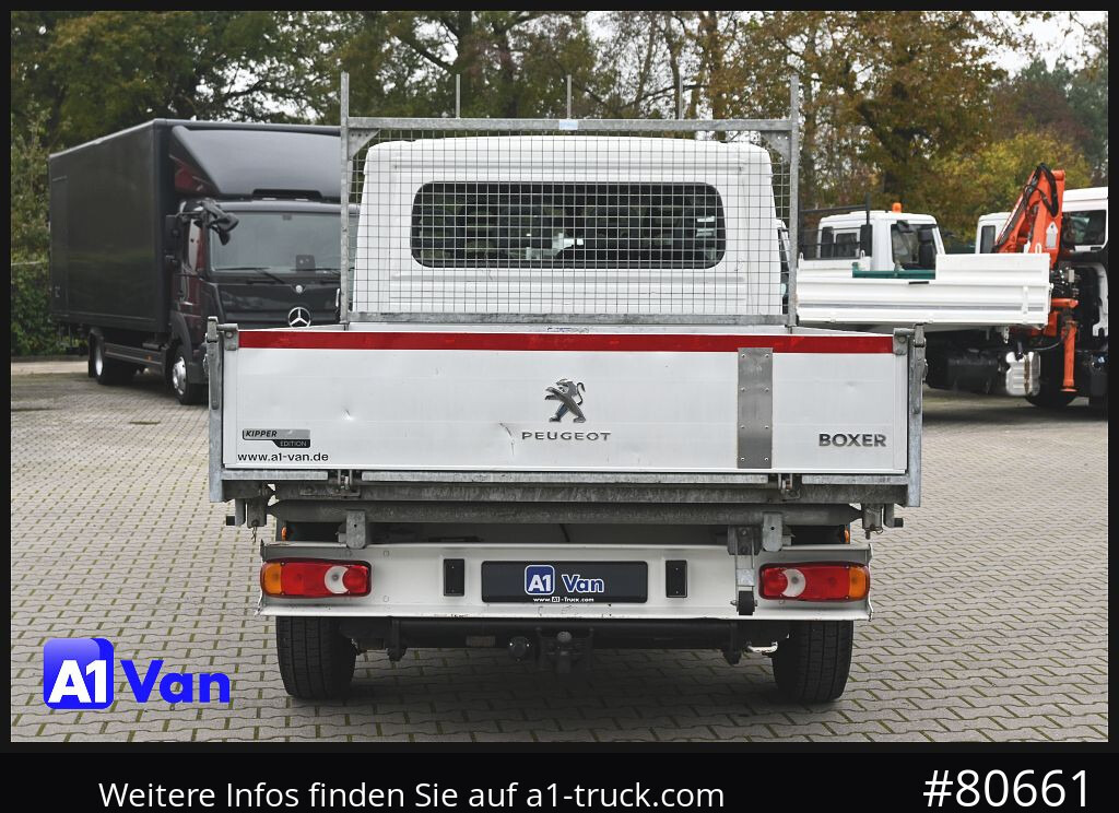 Utilitaire benne PEUGEOT Boxer Doka Kipper, AHK, Klima, Standheizung