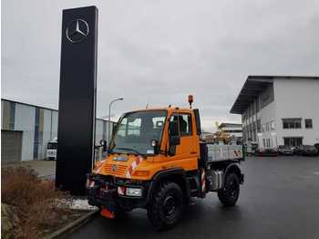 Utilitaire benne Unimog MB U300 4x4 Kipper Hydrostat Zapfwelle Klima
