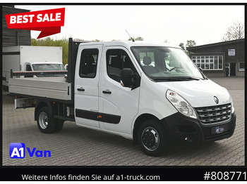Utilitaire plateau RENAULT Master Pritsche Doka, AHK 3,5Tonnen , Klima, Luftfederung