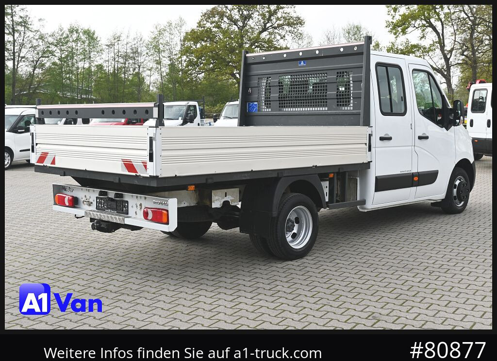 Utilitaire plateau RENAULT Master Pritsche Doka, AHK 3,5Tonnen , Klima, Luftfederung