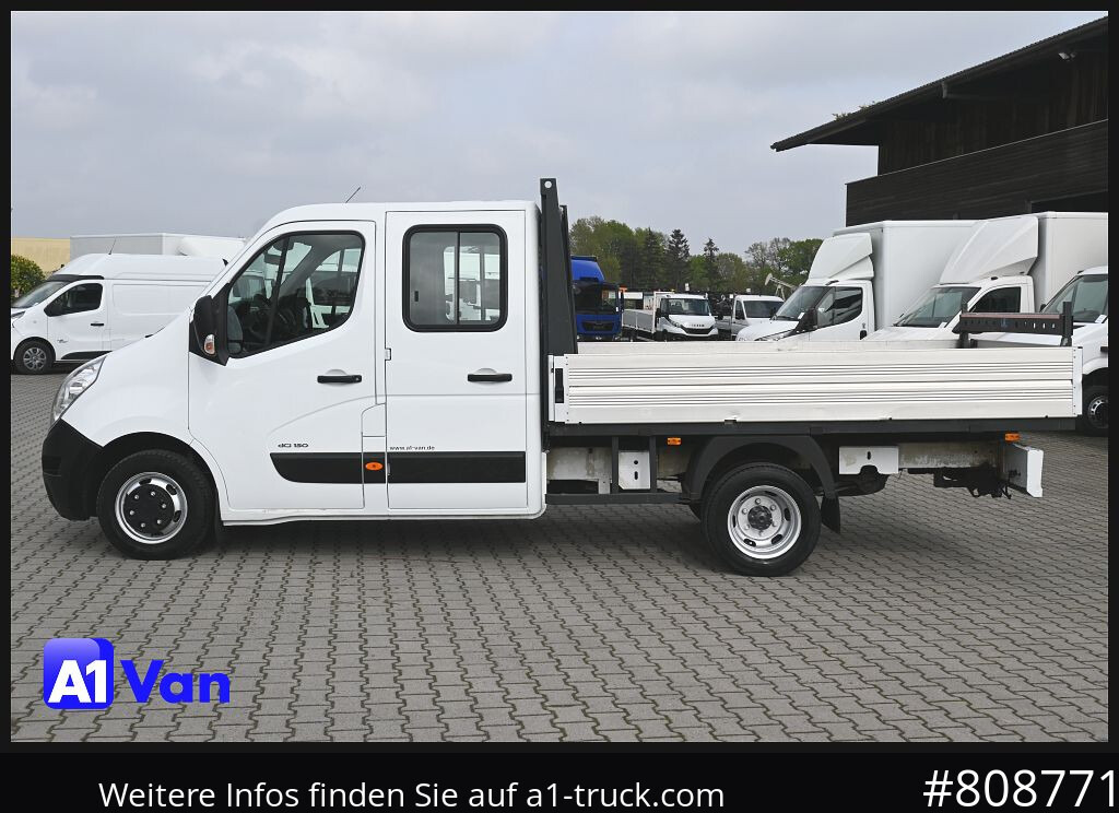 Utilitaire plateau RENAULT Master Pritsche Doka, AHK 3,5Tonnen , Klima, Luftfederung