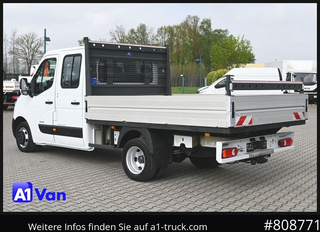 Utilitaire plateau RENAULT Master Pritsche Doka, AHK 3,5Tonnen , Klima, Luftfederung