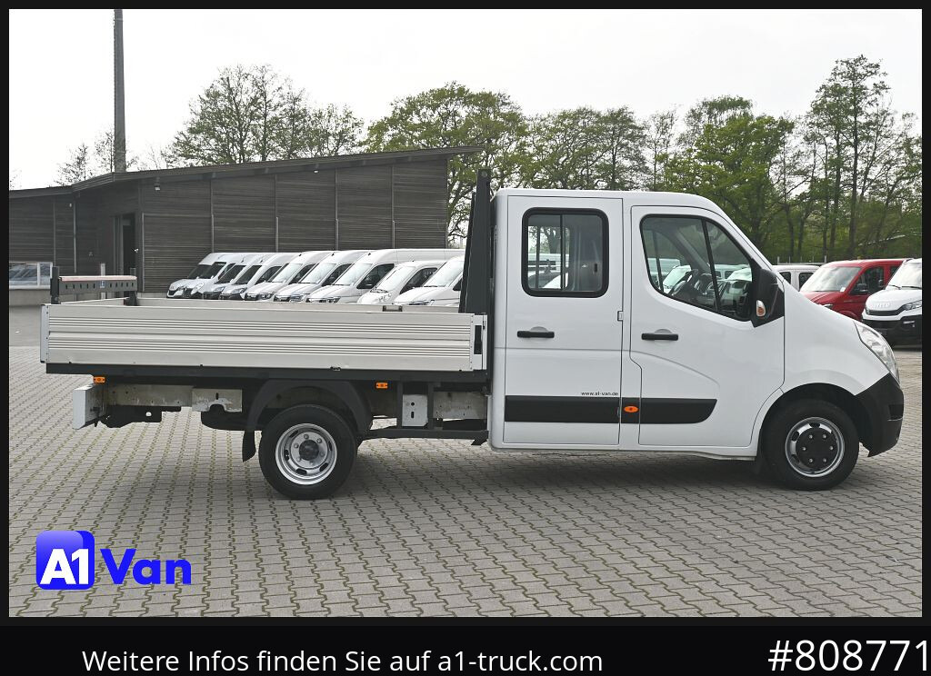 Utilitaire plateau RENAULT Master Pritsche Doka, AHK 3,5Tonnen , Klima, Luftfederung