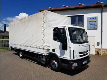 Utilitaire rideaux coulissants (plsc) Iveco Eurocargo ML75E18 Pritsche/Plane + LBW Klima