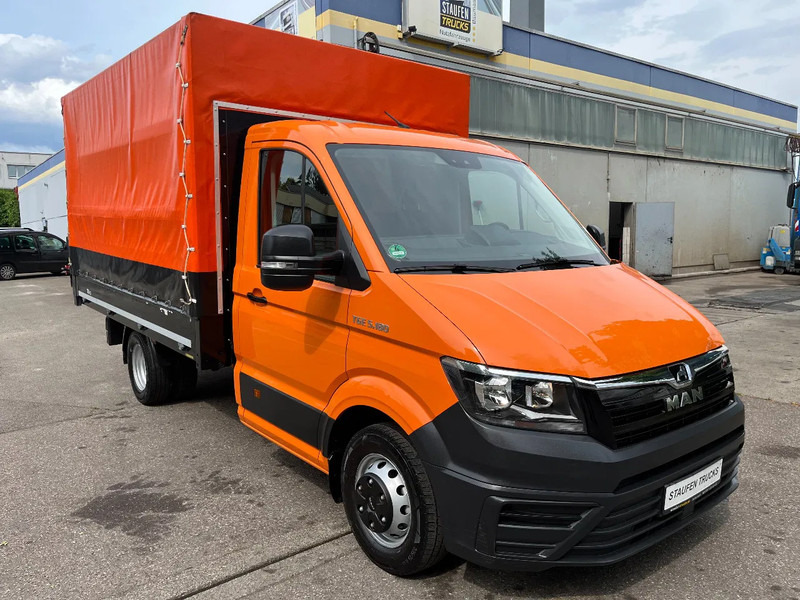 Utilitaire rideaux coulissants (PLSC) MAN TGE 5.180 Plane*Euro 6D* !3.5 / 5 Tonner!*Klima