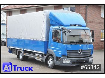Utilitaire rideaux coulissants (plsc) Mercedes-Benz Atego 818 , LBW Palfinger, neue Plane 